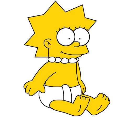 lisa marie simpsons|lisa simpson as a baby.